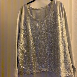 Sequined sweatshirt